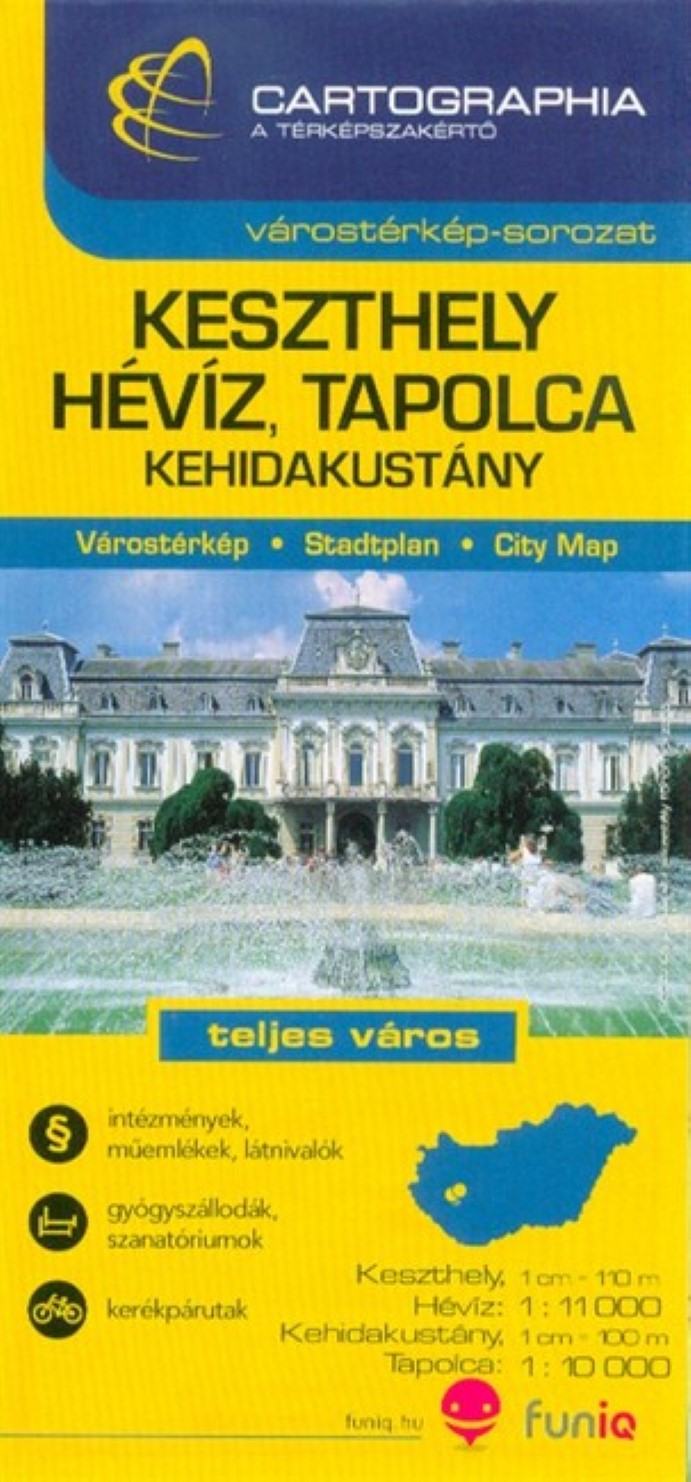 KESZTHELY, HÉVÍZ, KEHIDAKUSTÁNY, TAPOLCA map
