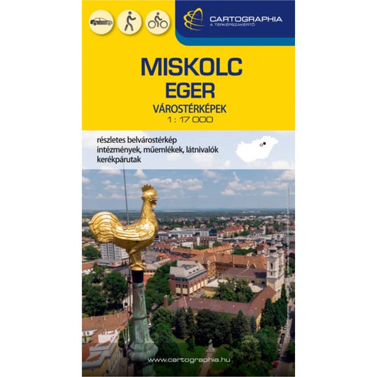 MISKOLC & EGER map