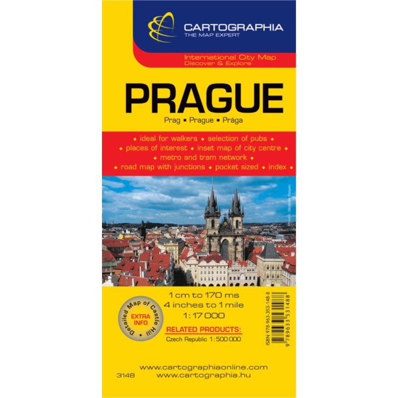 PRAGUE city map