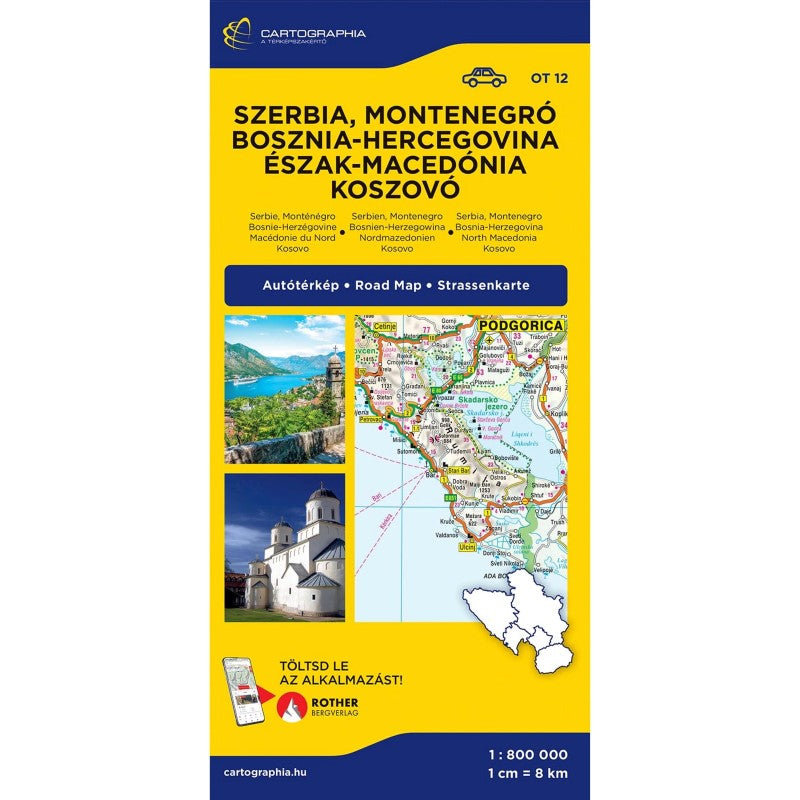 Serbia, Montenegro, Bosnia and Herzegovina, North Macedonia, Kosovo Road Map