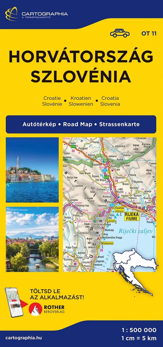 Croatia and Slovenia Road Map