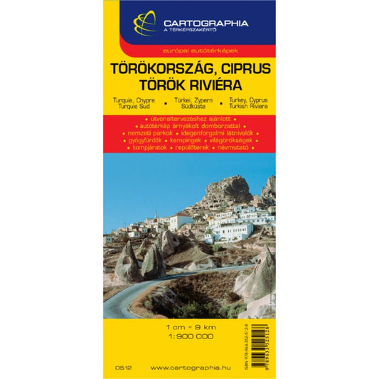 TURKEY, CYPRUS, TURKISH RIVIERA road map