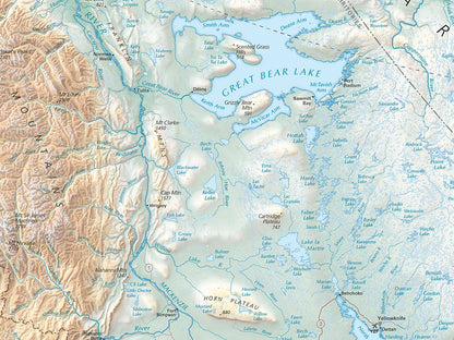 Canada Land Cover Fine Art Print Map