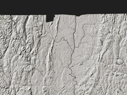 Connecticut Archival Print Map