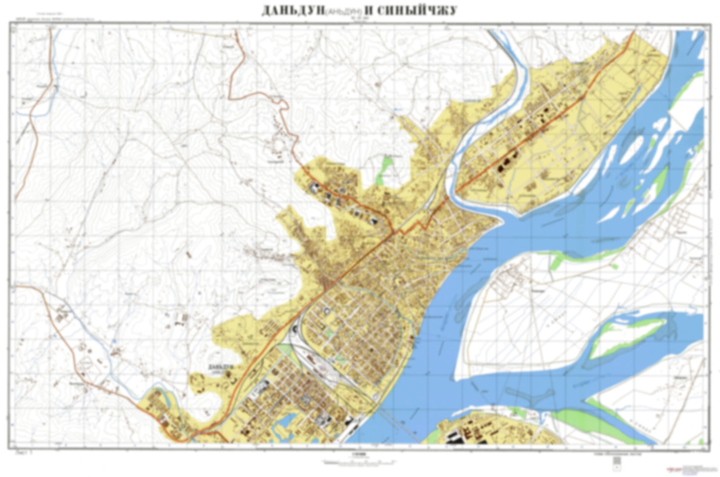 Dandong 1 (China) - Soviet Military City Plans