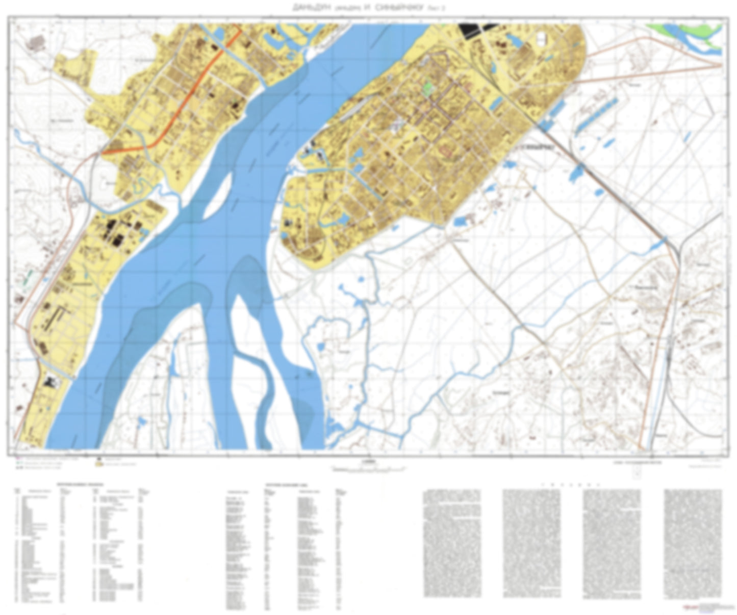 Dandong 2 (China) - Soviet Military City Plans