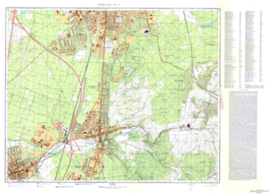 Darmstadt 2 (Germany) - Soviet Military City Plans