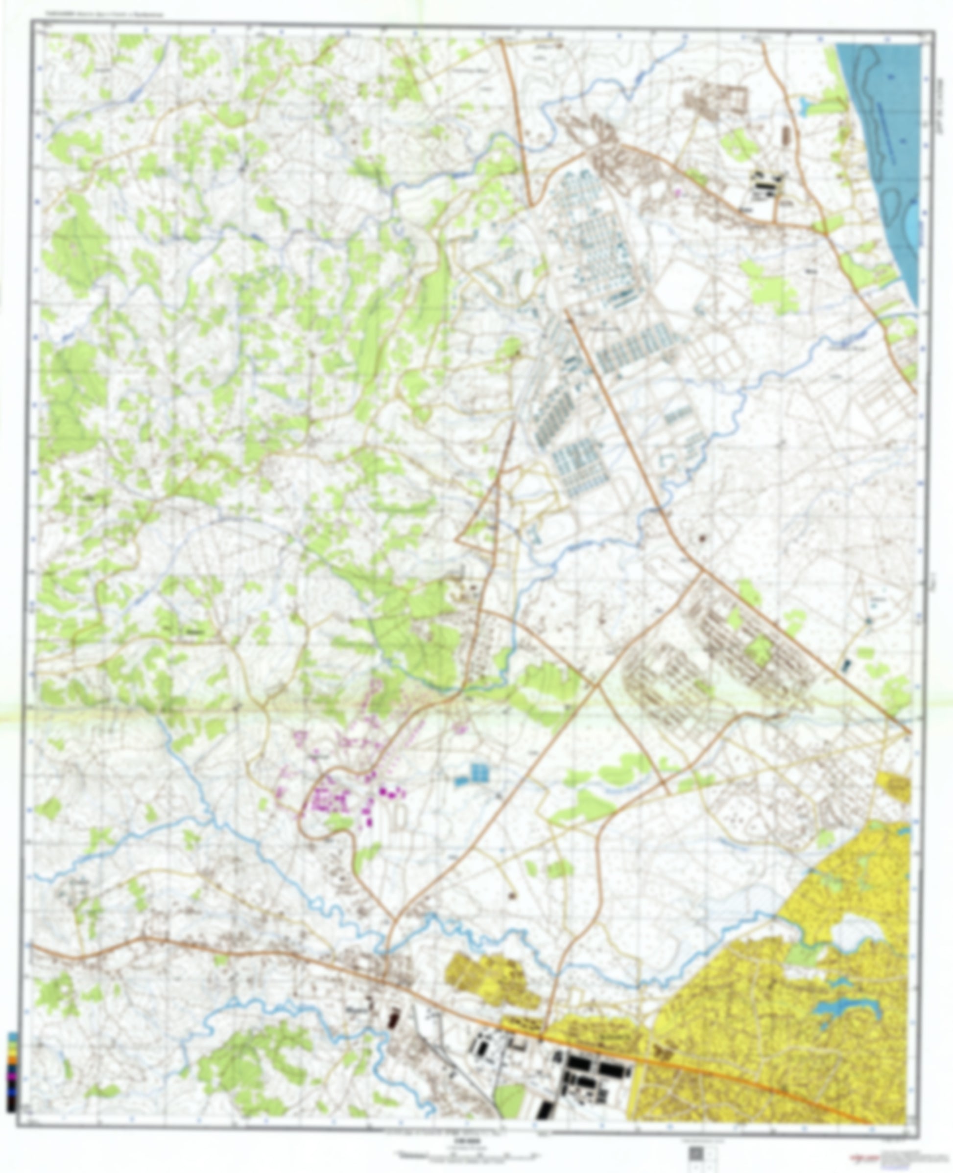 Dar Es Salaam 1 (Tanzania) - Soviet Military City Plans
