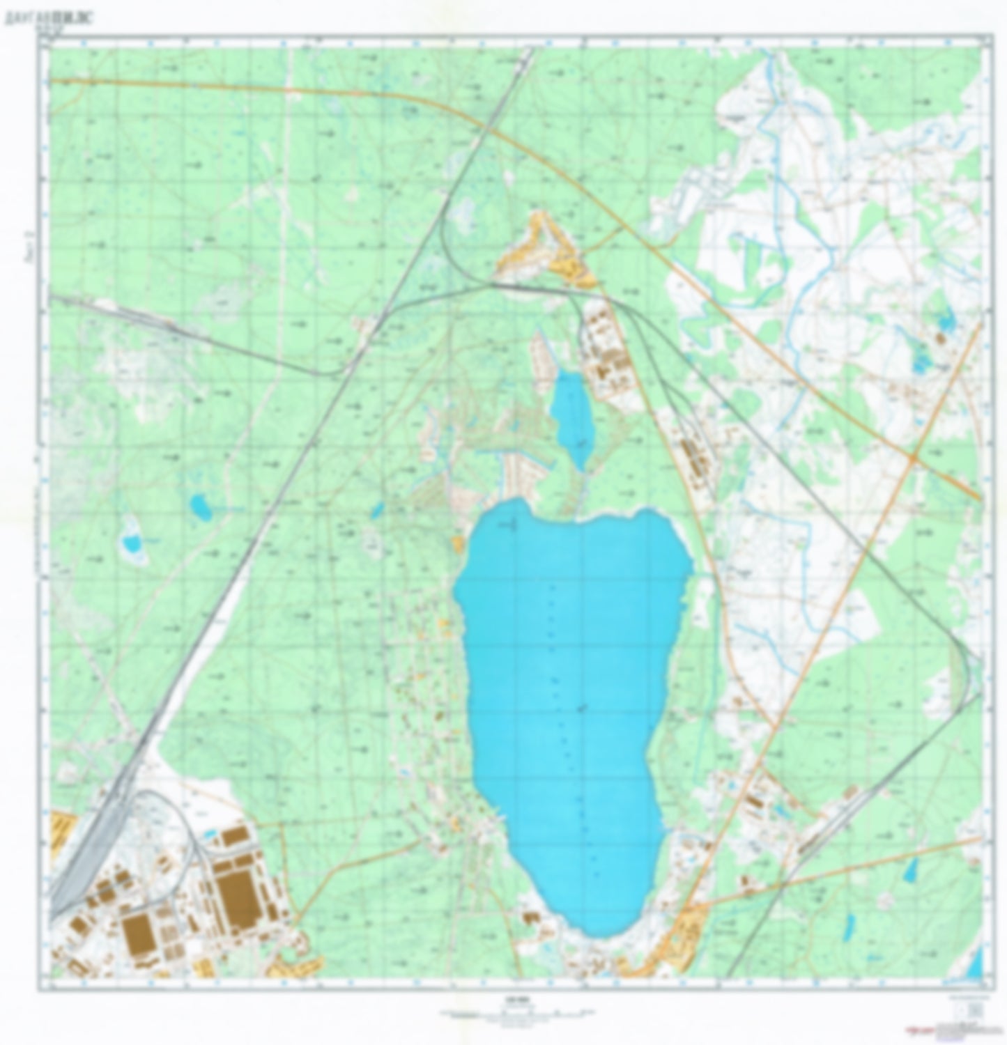 Daugavpils 2 (Latvia) - Soviet Military City Plans