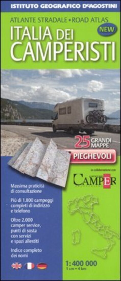 Italy, Caravan Camper Road Atlas