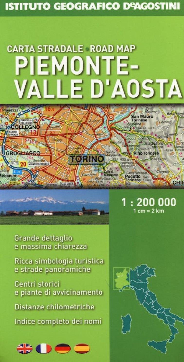 Piemonte-Valle d'Aosta, Road Map