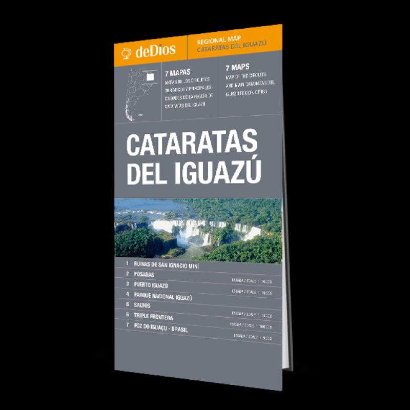 Cataratas del Iguazu Laminated Map