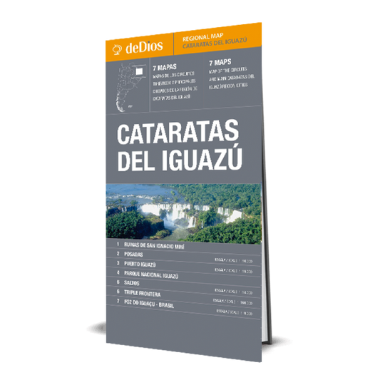 Cataratas del Iguazu Laminated Map
