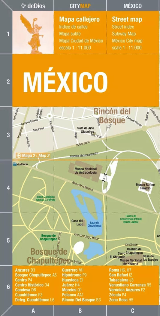Mexico DF City Map