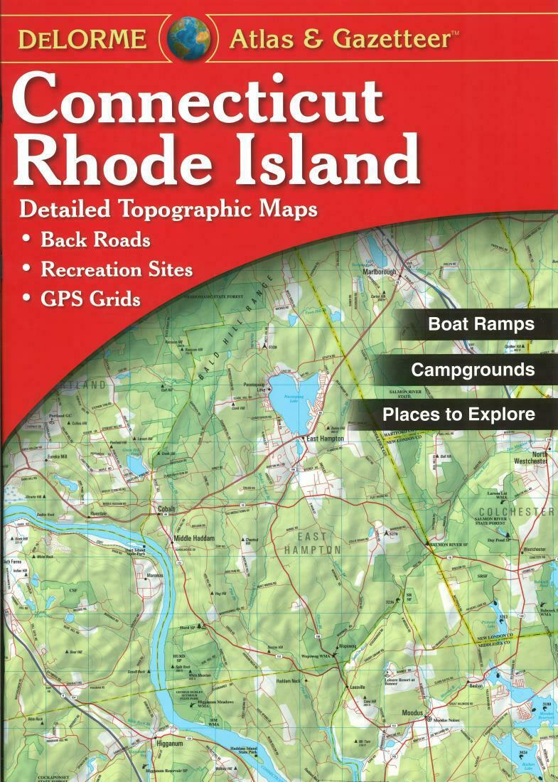 Connecticut : Rhode Island : atlas & gazetteer