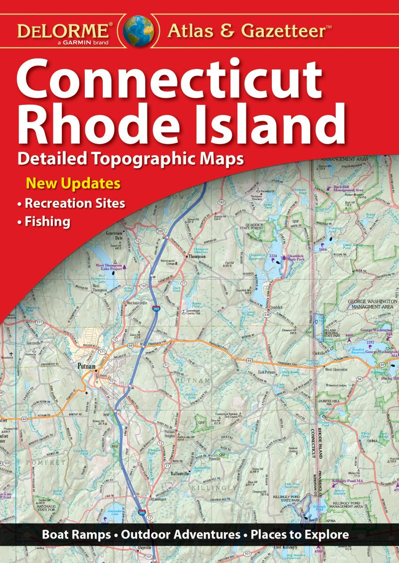 Connecticut and Rhode Island Atlas and Gazetteer