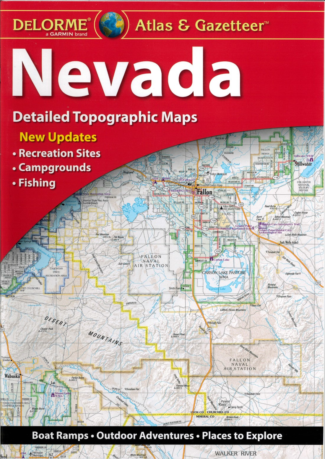 Nevada Atlas and Gazetteer – Longitude Maps