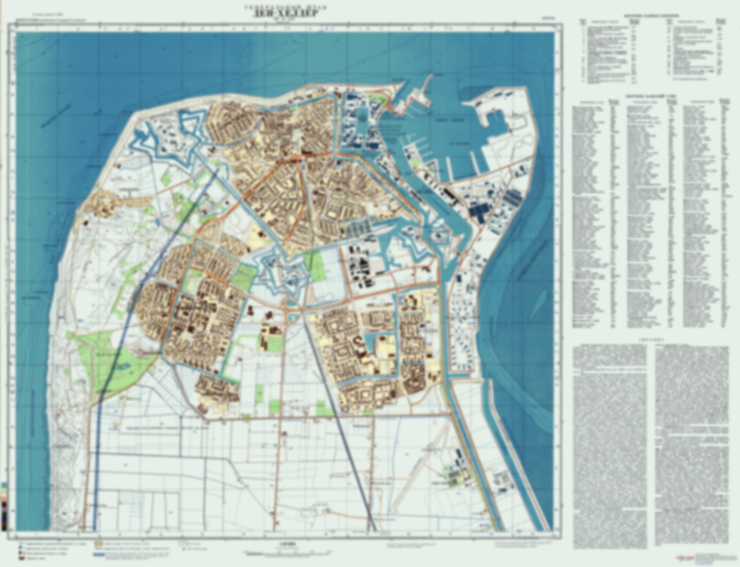 Denhelder (Netherlands) - Soviet Military City Plans