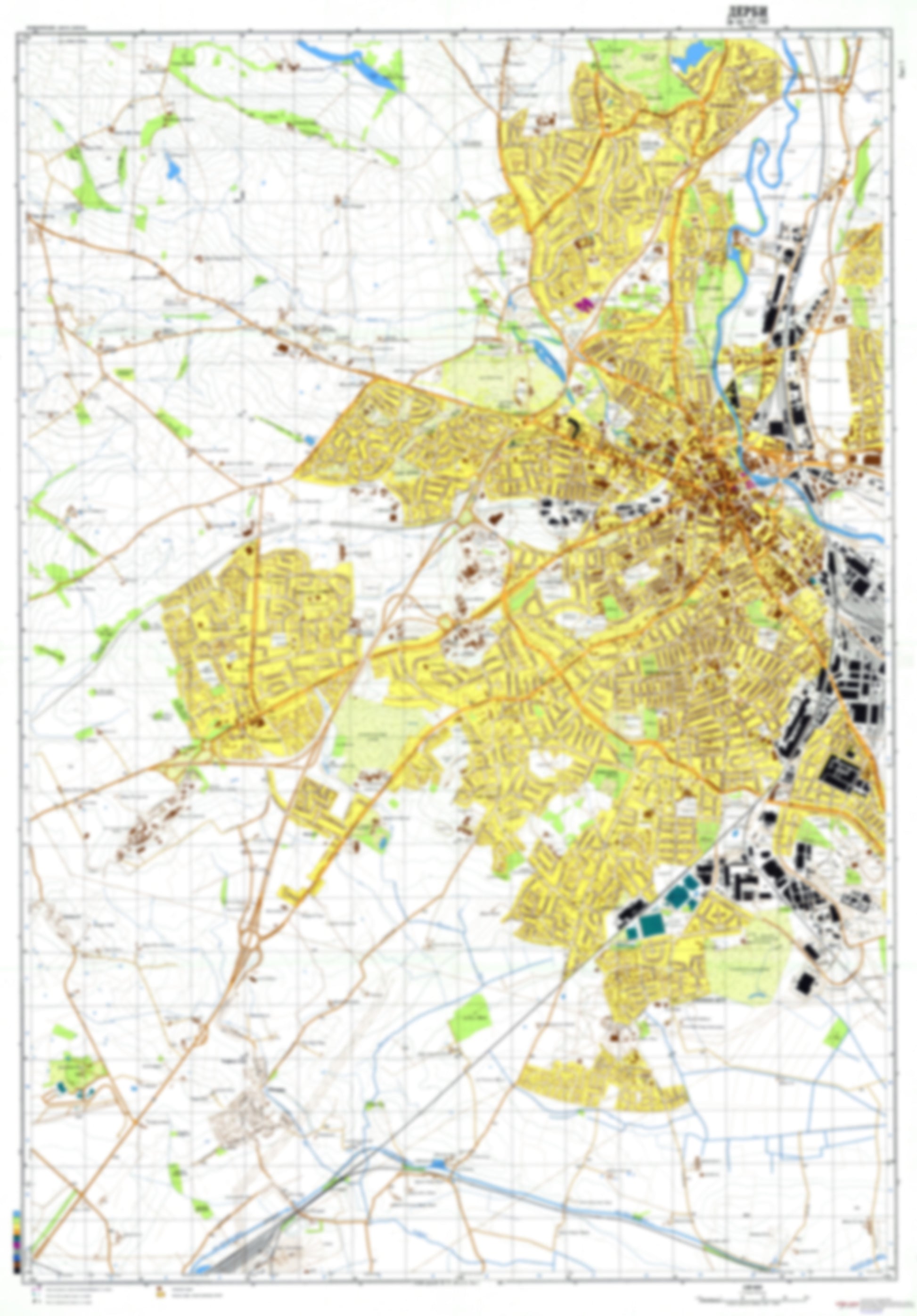 Derby 1 (UK) - Soviet Military City Plans