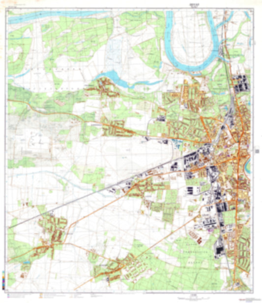 Dessau 1 (Germany) - Soviet Military City Plans