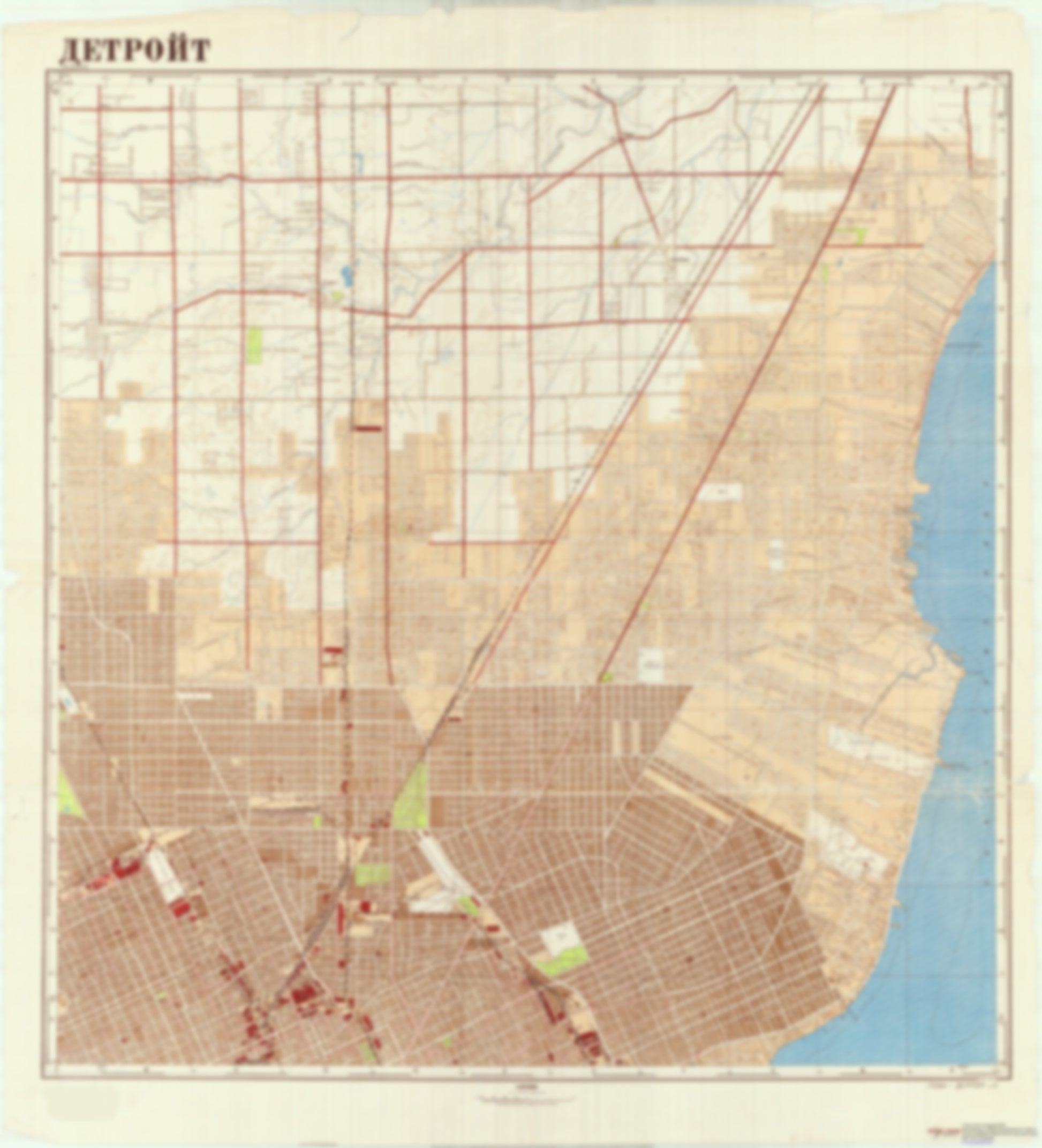 Detroit, MI 2 (USA) - Soviet Military City Plans