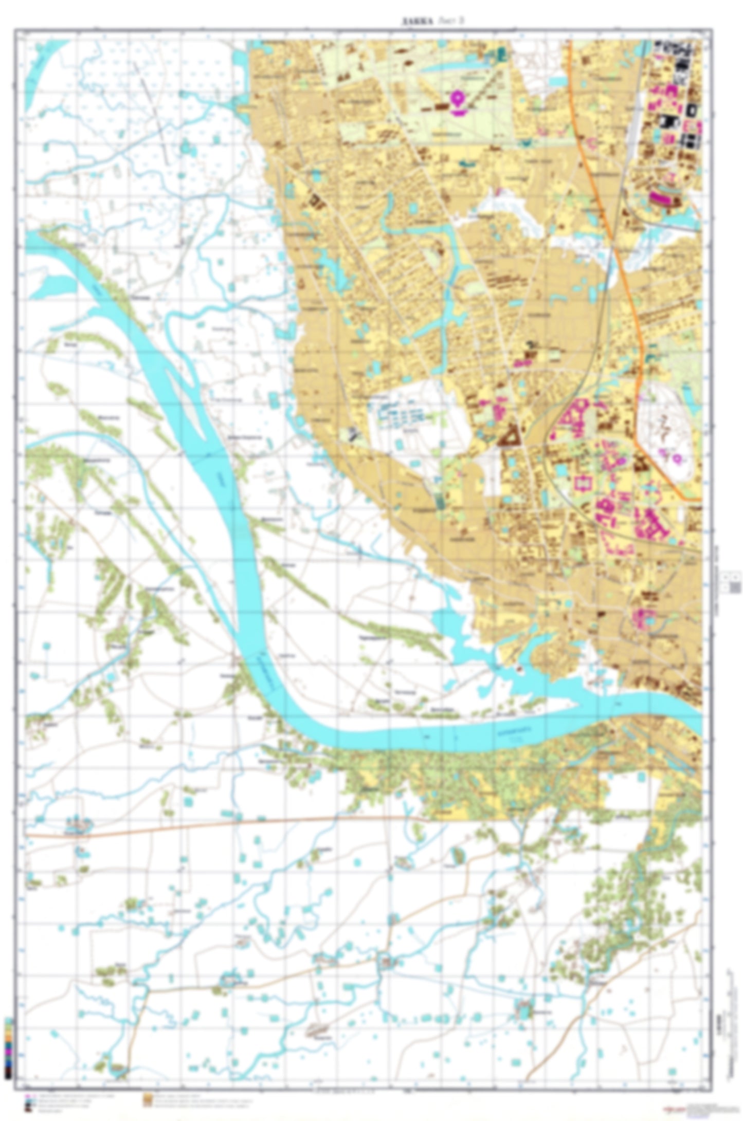 Dhaka 3 (Bangladesh) - Soviet Military City Plans