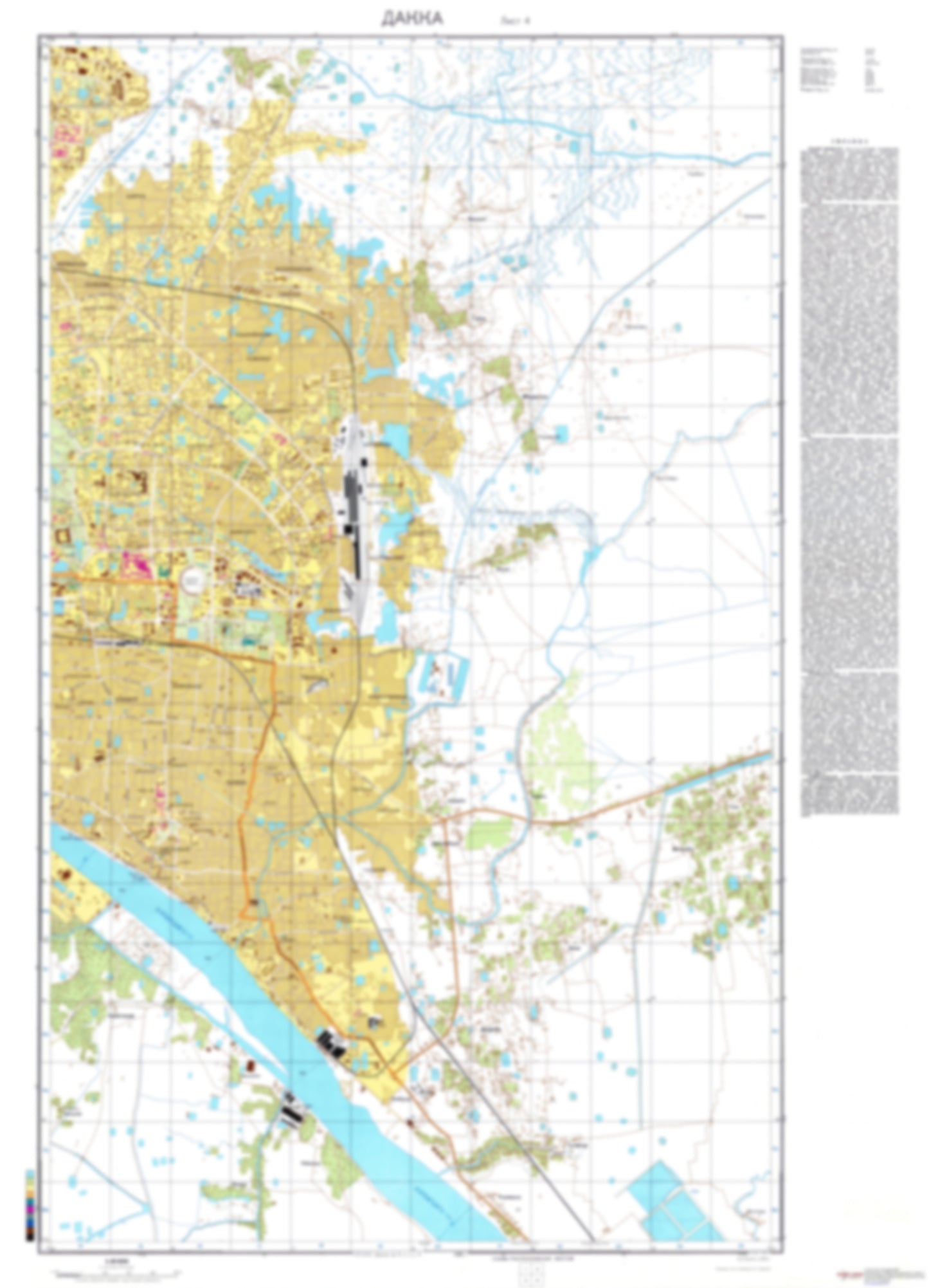 Dhaka 4 (Bangladesh) - Soviet Military City Plans