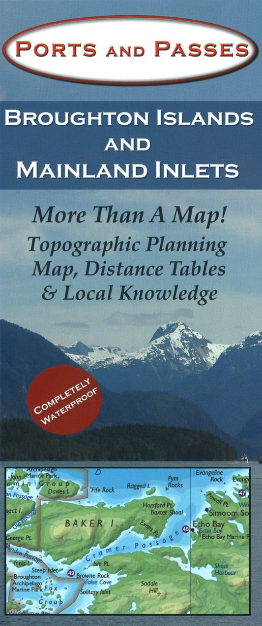 Broughton Archipelago and West Johnstone Strait Map