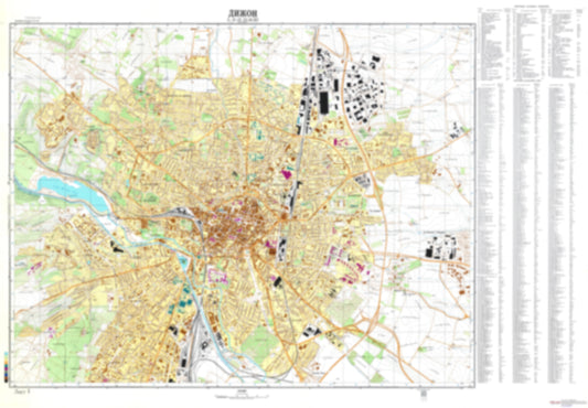 Dijon 1 (France) - Soviet Military City Plans