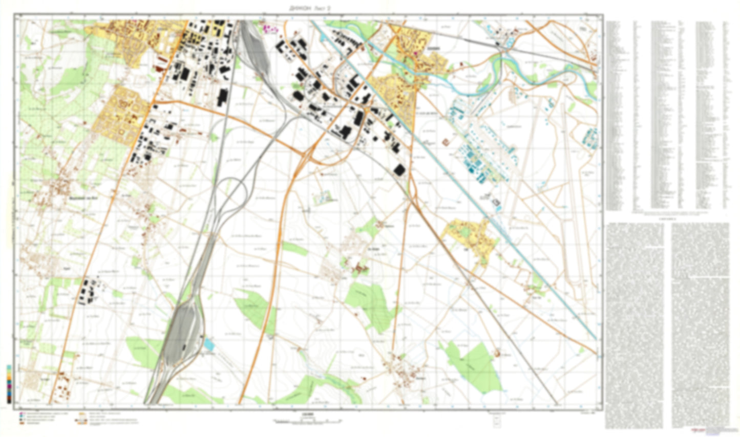 Dijon 2 (France) - Soviet Military City Plans