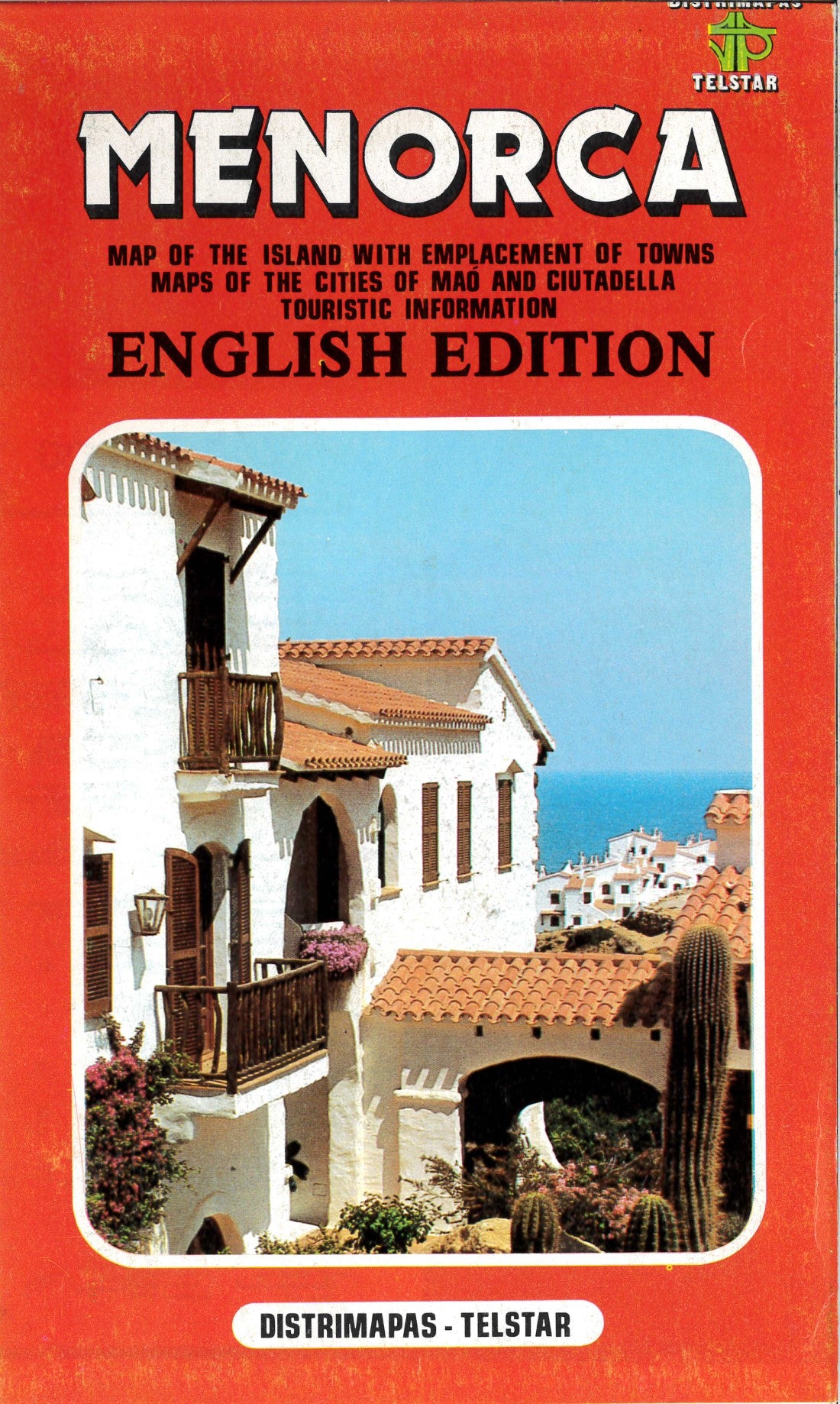 Menorca Travel Map English Version