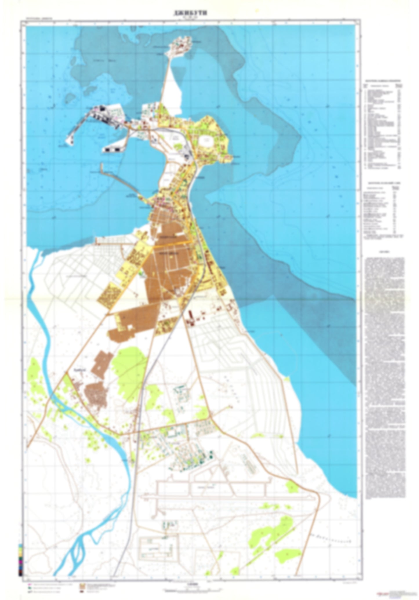 Djibouti (Djibouti) - Soviet Military City Plans