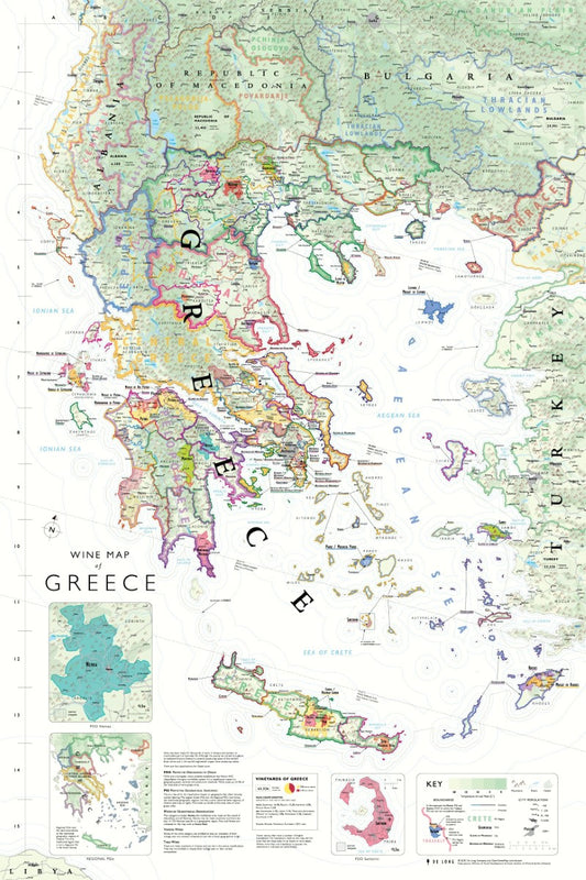 Wine Map of Greece