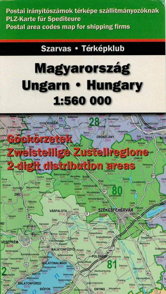 Hungary Road Map (Szarvas)