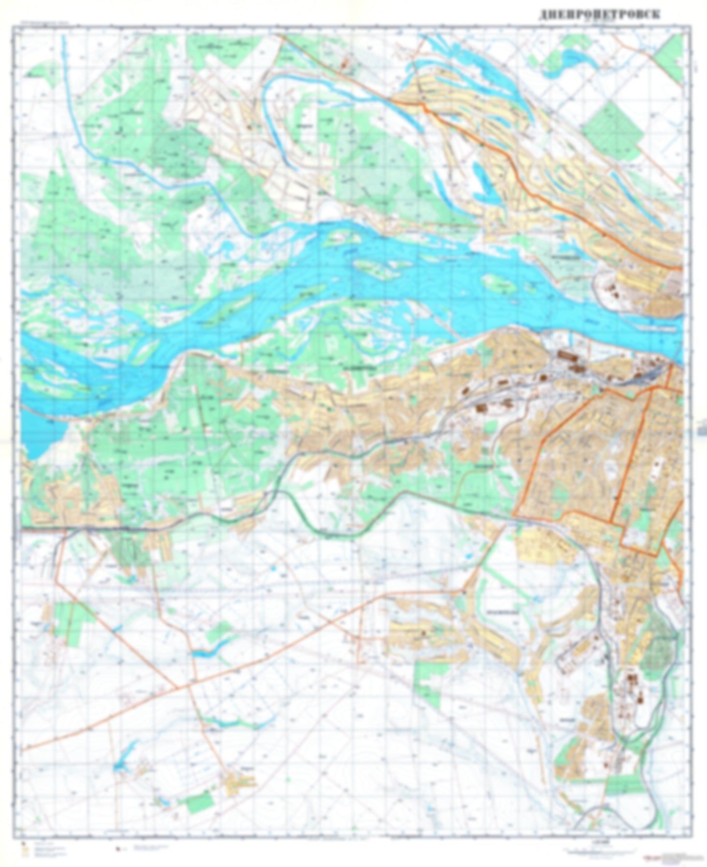 Dnepropetrovsk 1 (Ukraine) - Soviet Military City Plans