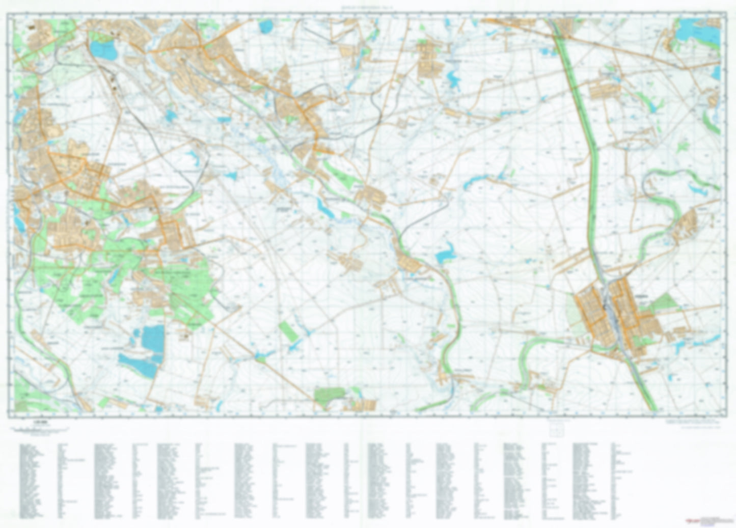 Donetsk 4 (Ukraine) - Soviet Military City Plans