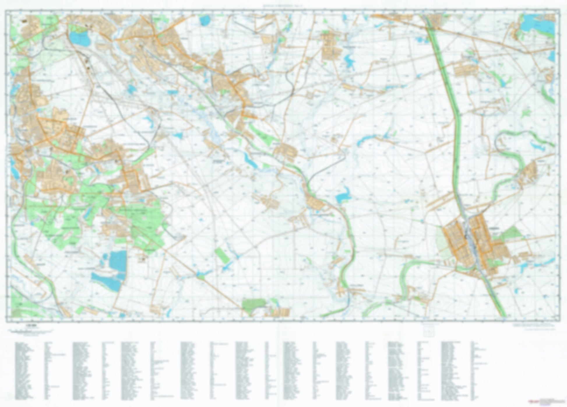 Donetsk 4 (Ukraine) - Soviet Military City Plans