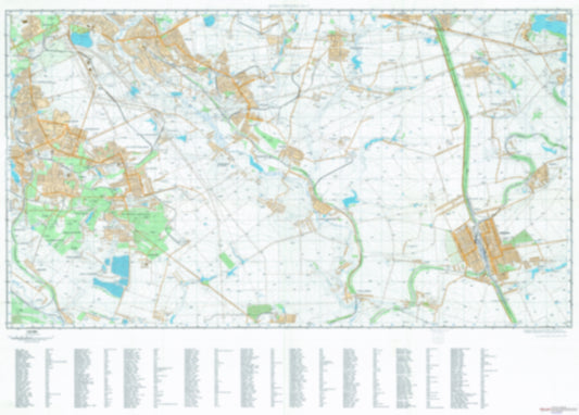 Donetsk 4 (Ukraine) - Soviet Military City Plans