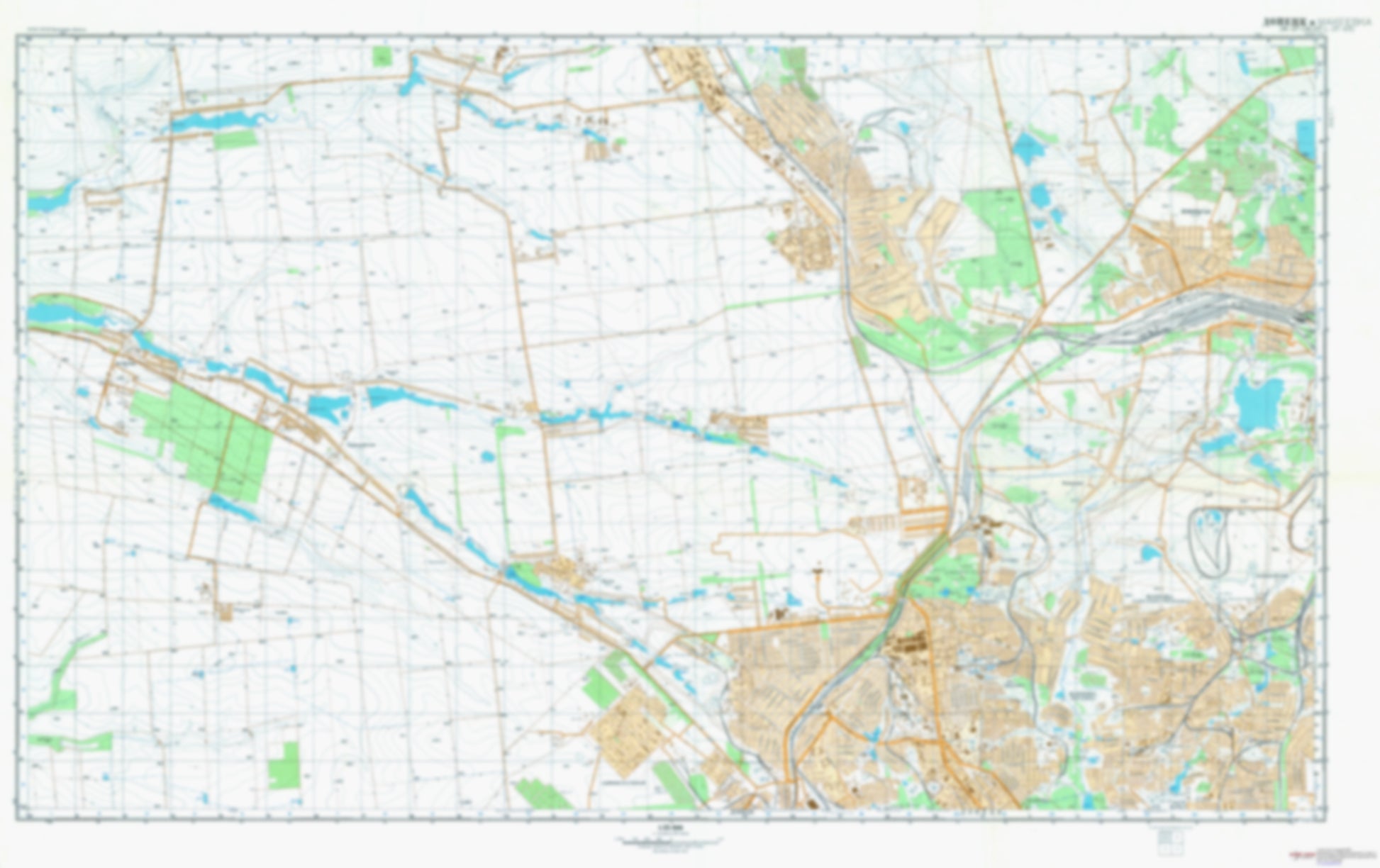 Donetsk 1 (Ukraine) - Soviet Military City Plans
