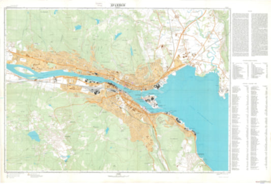 Drammen (Norway) - Soviet Military City Plans
