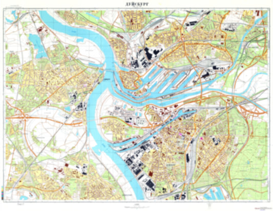 Duisburg 1 (Germany) - Soviet Military City Plans