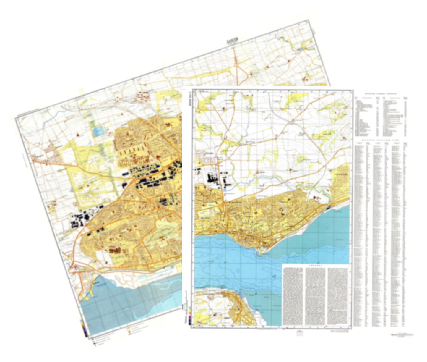 Dundee (UK) 2-Sheet Set - Soviet Military City Plans