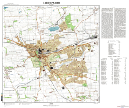 Dunfermline (UK) - Soviet Military City Plans