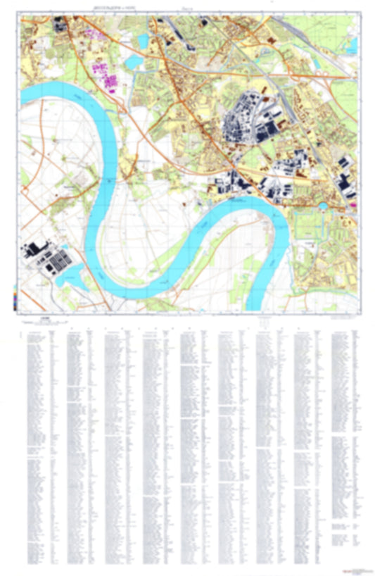 Dusseldorf 4 (Germany) - Soviet Military City Plans