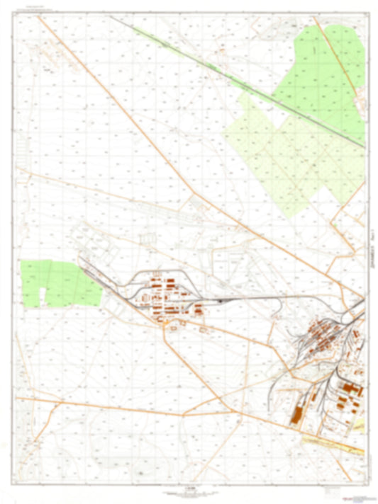 Dzhambul 1 (Kazakhstan) - Soviet Military City Plans