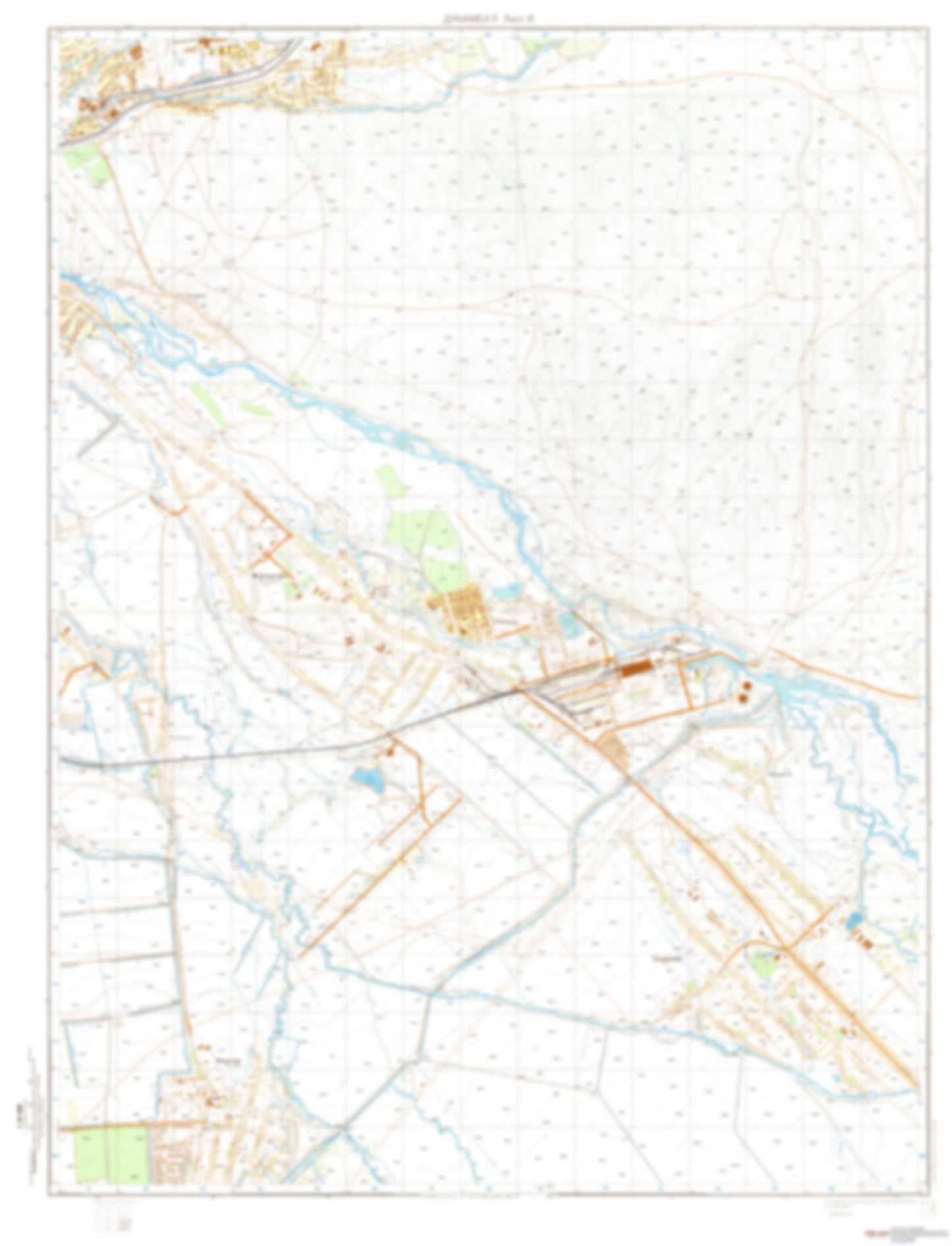 Dzhambul 6 (Kazakhstan) - Soviet Military City Plans