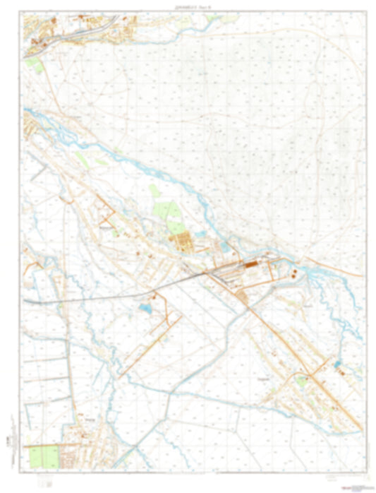 Dzhambul 6 (Kazakhstan) - Soviet Military City Plans