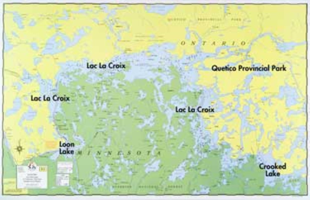 E-2: LAC LA CROIX WALL MAP