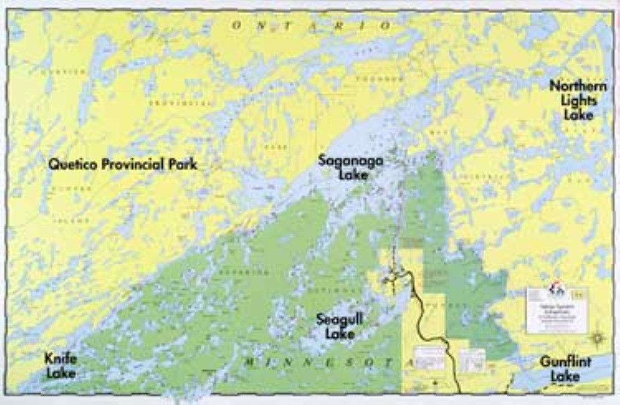 E-4: SAGANAGA LAKE, SAGANAGONS LAKE, SEAGULL LAKE