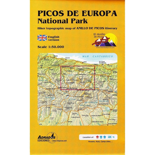 Picos de Europa National Park Map